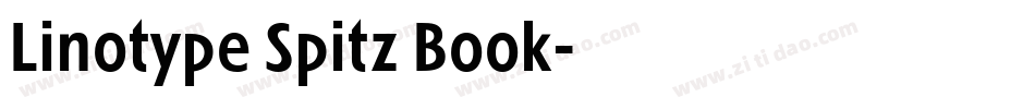 Linotype Spitz Book字体转换